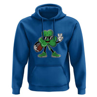 St Patrick's Day Lucky Shamrock Football Hoodie Sport Lover Gift