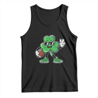 St Patrick's Day Lucky Shamrock Football Tank Top Sport Lover Gift