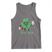St Patrick's Day Lucky Shamrock Football Tank Top Sport Lover Gift