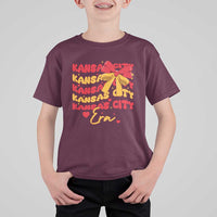 Groovy In My Kansas City Era T Shirt For Kid Retro Coquette Bow