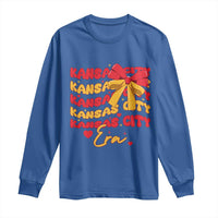 Groovy In My Kansas City Era Long Sleeve Shirt Retro Coquette Bow