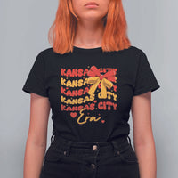 Groovy In My Kansas City Era T Shirt For Women Retro Coquette Bow