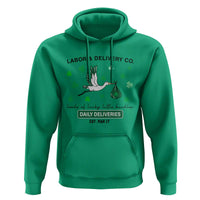 St Patrick's Day Lucky L&D Nurse Hoodie Labor And Delivery Shamrock