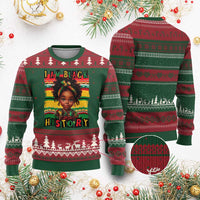 I Am Black History Ugly Christmas Sweater Month Black Melanin Kids Girls - Wonder Print Shop