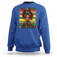 I Am Black History Sweatshirt Month Black Melanin Kids Girls