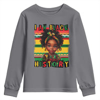 I Am Black History Youth Sweatshirt Month Black Melanin Kids Girls