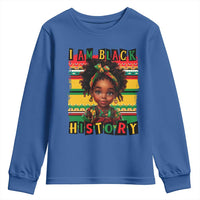 I Am Black History Youth Sweatshirt Month Black Melanin Kids Girls