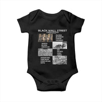 Black Wall Street Baby Onesie Black Business Black History Month