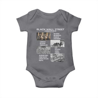Black Wall Street Baby Onesie Black Business Black History Month