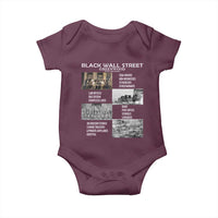 Black Wall Street Baby Onesie Black Business Black History Month