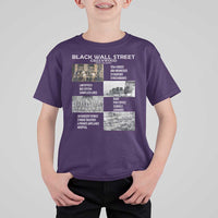 Black Wall Street T Shirt For Kid Black Business Black History Month