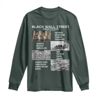 Black Wall Street Long Sleeve Shirt Black Business Black History Month