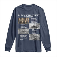 Black Wall Street Long Sleeve Shirt Black Business Black History Month