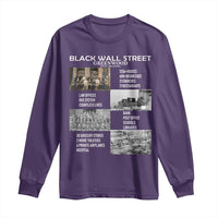 Black Wall Street Long Sleeve Shirt Black Business Black History Month