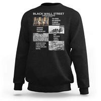 Black Wall Street Sweatshirt Black Business Black History Month