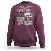 Black Wall Street Sweatshirt Black Business Black History Month