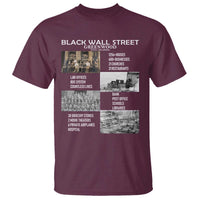 Black Wall Street T Shirt Black Business Black History Month