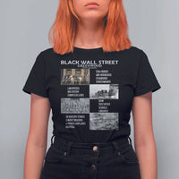 Black Wall Street T Shirt For Women Black Business Black History Month