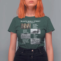 Black Wall Street T Shirt For Women Black Business Black History Month