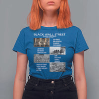 Black Wall Street T Shirt For Women Black Business Black History Month