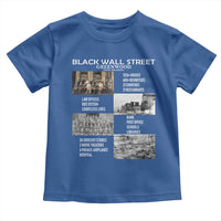 Black Wall Street Toddler T Shirt Black Business Black History Month