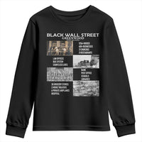Black Wall Street Youth Sweatshirt Black Business Black History Month