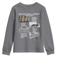 Black Wall Street Youth Sweatshirt Black Business Black History Month