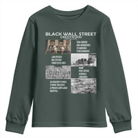 Black Wall Street Youth Sweatshirt Black Business Black History Month