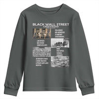 Black Wall Street Youth Sweatshirt Black Business Black History Month