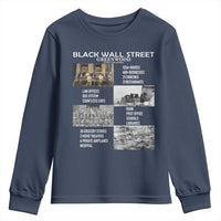 Black Wall Street Youth Sweatshirt Black Business Black History Month