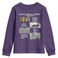 Black Wall Street Youth Sweatshirt Black Business Black History Month