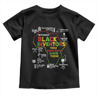 Proud Black Inventors Toddler T Shirt Black History Month African American Pride