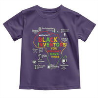 Proud Black Inventors Toddler T Shirt Black History Month African American Pride