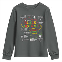 Proud Black Inventors Youth Sweatshirt Black History Month African American Pride