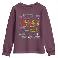 Proud Black Inventors Youth Sweatshirt Black History Month African American Pride
