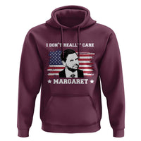 Funny JD Vance Hoodie I Don't Really Care Margaret American Flag