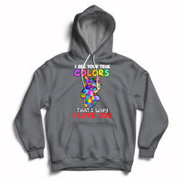 Autism Awareness Acceptance I See Your True Colors Cute Cat Hoodie - Wonder Print Shop