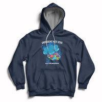 Autism Awareness Different Not Less Support Autism Spectrum Hoodie - Wonder Print Shop