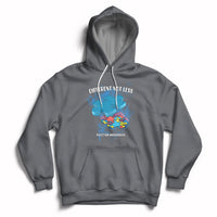 Autism Awareness Different Not Less Support Autism Spectrum Hoodie - Wonder Print Shop