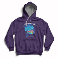 Autism Awareness Different Not Less Support Autism Spectrum Hoodie - Wonder Print Shop