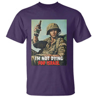 I’m Not Dying For Israel America First Veteran T Shirt Anti Foreign War Military Statement