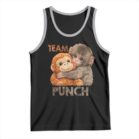 Team Punch Viral Baby Monkey Tank Top Cute Monkey Hugging Plush Toy Internet Trend Gift