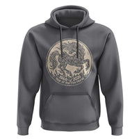 Year of the Fire Horse 1966 2026 Graphic Hoodie 60 Years Chinese Zodiac Horse Vintage Style