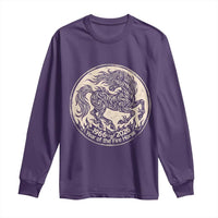 Year of the Fire Horse 1966 2026 Graphic Long Sleeve Shirt 60 Years Chinese Zodiac Horse Vintage Style