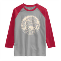 Year of the Fire Horse 1966 2026 Graphic Raglan Shirt 60 Years Chinese Zodiac Horse Vintage Style