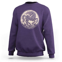 Year of the Fire Horse 1966 2026 Graphic Sweatshirt 60 Years Chinese Zodiac Horse Vintage Style