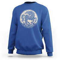 Year of the Fire Horse 1966 2026 Graphic Sweatshirt 60 Years Chinese Zodiac Horse Vintage Style