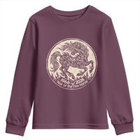 Year of the Fire Horse 1966 2026 Graphic Youth Sweatshirt 60 Years Chinese Zodiac Horse Vintage Style