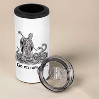 Go On Now Git Funny Saint Patrick Banishing Snakes 4 in 1 Can Cooler Tumbler Irish History Humor St Patricks Day