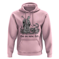 Go On Now Git Funny Saint Patrick Banishing Snakes Hoodie Irish History Humor St Patricks Day